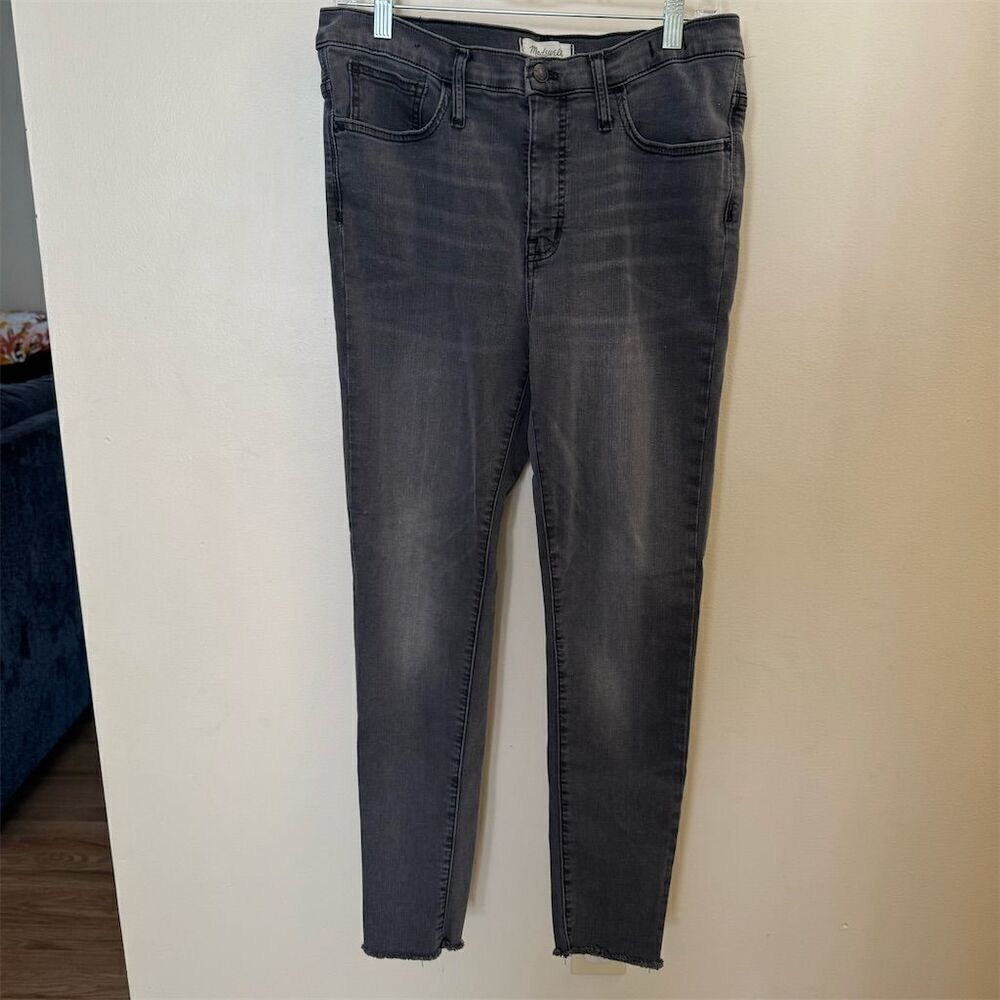 Madewell Mid-Rise Skinny Jeans Size 30 Black